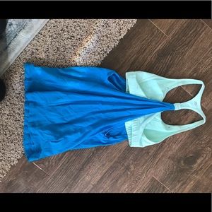 Lululemon flowy mesh sports bra tank